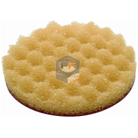 Polishing Foam Pad – Honeycomb, Yellow - Velcro