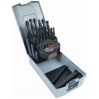 Twist Drill Set DIN 338, Roll Forged