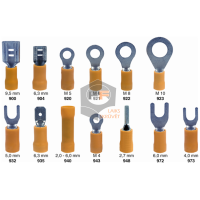 Cable Connectors, Insulated, for 4.0-6.0 mm² Cable
