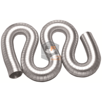 Exhaust pipe for gas fired unit heater