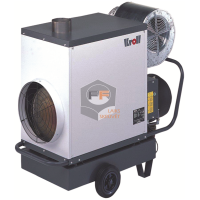 Gas fired unit heater with burner