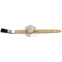 Curved flat brushes