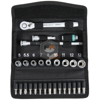 FÖRCH 5* 6-sided socket wrench set 1/4”, 28 pce