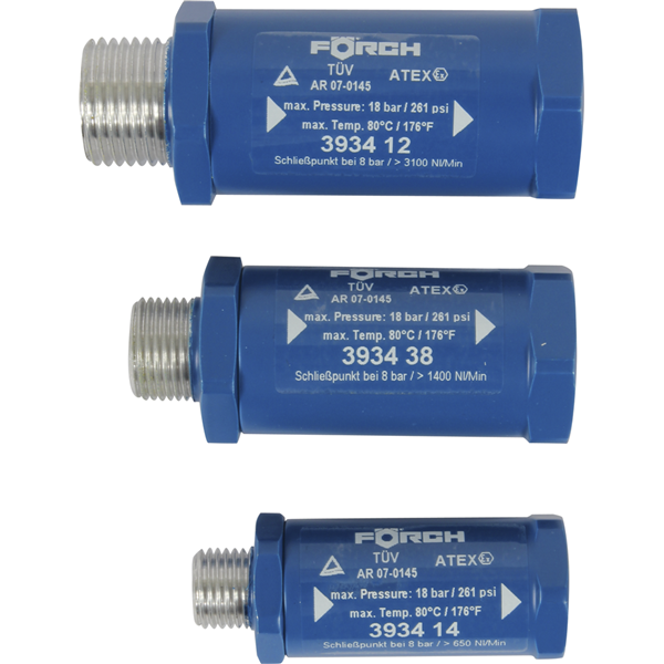 Hose rupture valves ForceFix