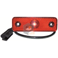 Tail / Clearance Lamp LED Plug, Flat Red