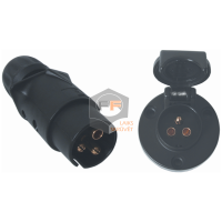 Plug and Socket 3-Pole
