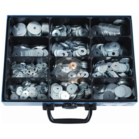 Large Diameter Washers, Galvanized, Assortment