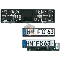Numberplate Holder Evolution w. Advert. Overprint