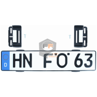 Numberplate Mounting Set - Simple-Fix