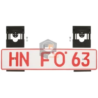 Numberplate Mounting Set Quick Fix