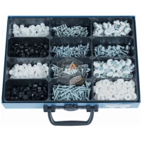 Numberplate Screws and Caps in Assortment